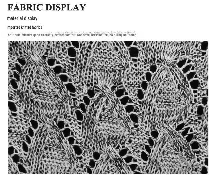 Damska dzianinowa sukienka dwuczęściowa z długim rękawem w stylu koreańskim w dużych rozmiarach