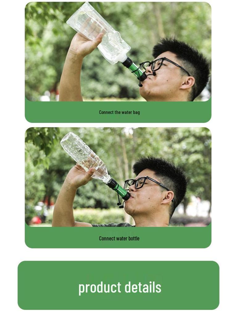 Portable Outdoor Ultrafiltration Water Purifier Straw
