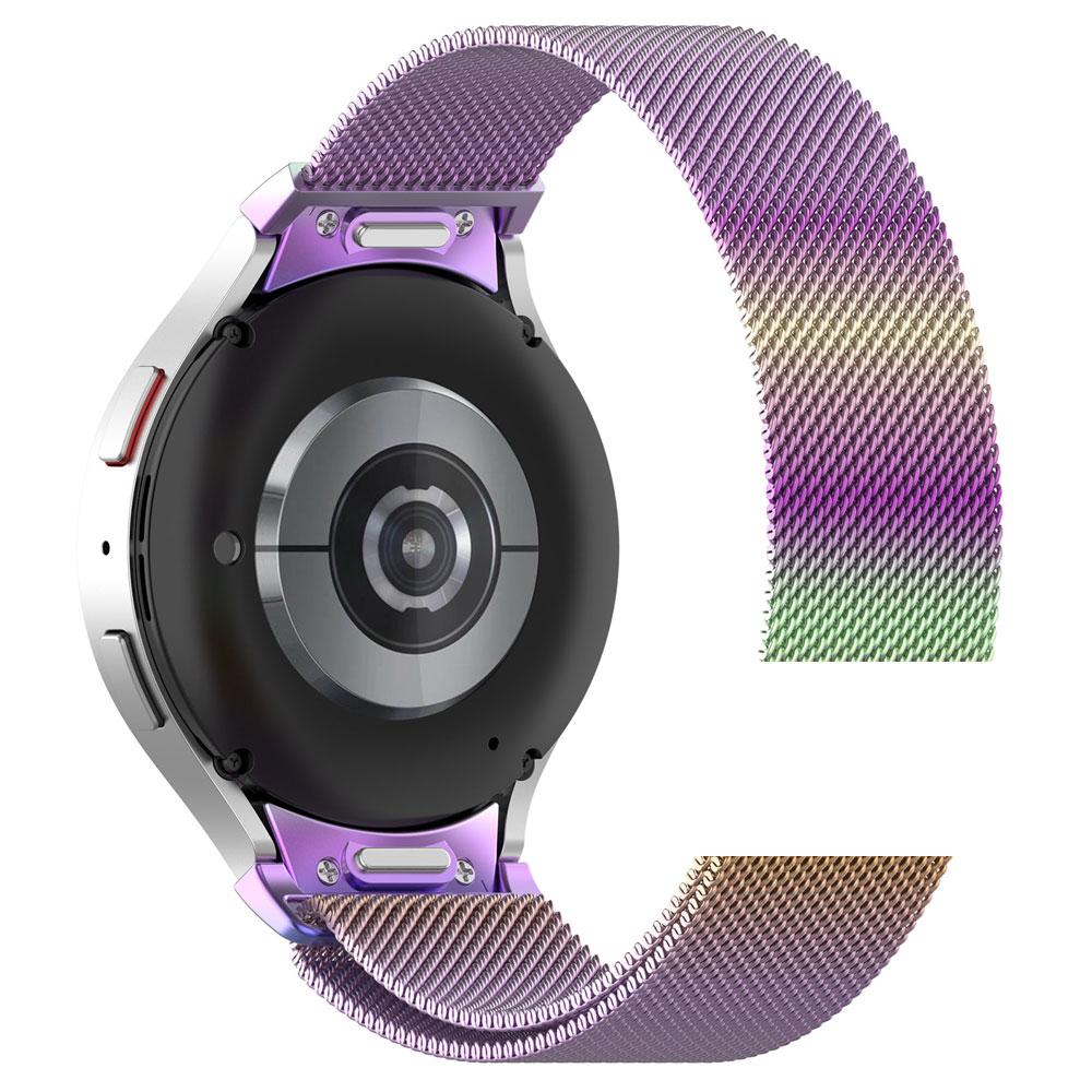 Quick Fit Milanese No Gaps Watchband for Samsung Galaxy Watch 7 FE 6 5 4 Classic 43mm 47mm 40mm 44mm 42 46mm Magnetic Loop Strap