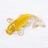 1pc Natural Crystal Crushed Stone Koi Fish Figure Ornament Drip Gel Small Goldfish Gifts Desktop Beautiful Jewelry