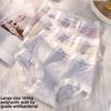 Large Size Female Spring and Summer Antibacterial Pure Cotton Crotch Ice Silk In The Waist No Mark Triangle Briefs