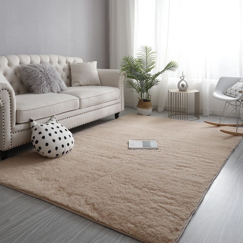 Plush Carpet Living Room Home Bedroom Floor Mat Large Area Nordic Bed Room Bedside
