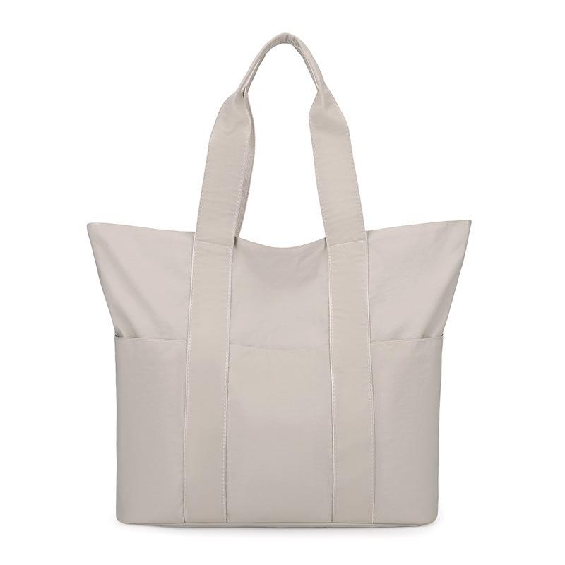 Autumn new simple casual shoulder bag retro large capacity shoulder bag to work carry commuter tote bag women