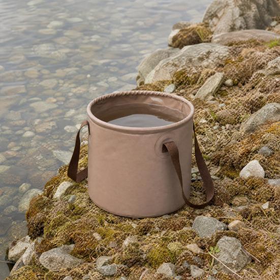 10/20L Foldable Water Bucket with Handle, Large Collapsible Water Container, Portable Water Pail for Outdoor, Camping, Fishing, Beach, Car Washing