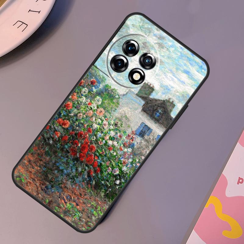 Claude Monet Art Painting Case For OnePlus 12R 10T 10R 9RT 9 10 Pro OnePlus 12 11 Nord 3 2T CE 2 Lite N20 N10 Cover