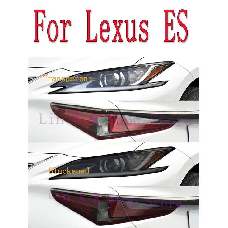 Pour Lexus ES 300H 2018- Phare Extérieur de Voiture Anti-rayures Lampe Avant Teintée Film Protecteur TPU Accessoires de Réparation Autocollant