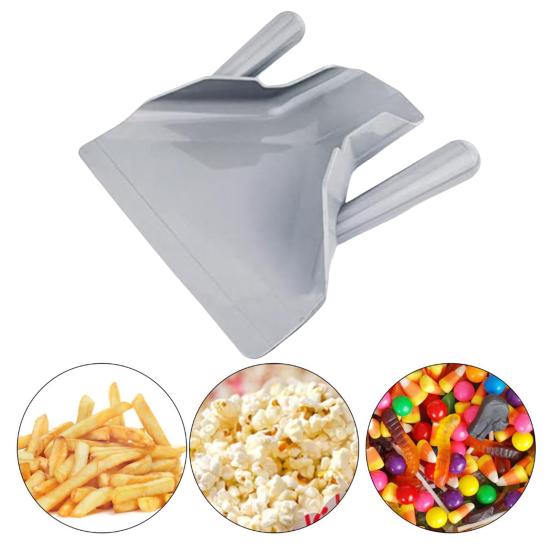 Potato Chips Shovel Dual-Handed Food Shovel Popcorn Scoop French Fry Spatula Restaurant Kitchen Utensil
