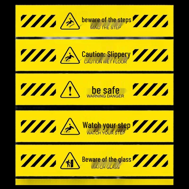 Brangdy Anti-Slip Caution Steps Floor Decal