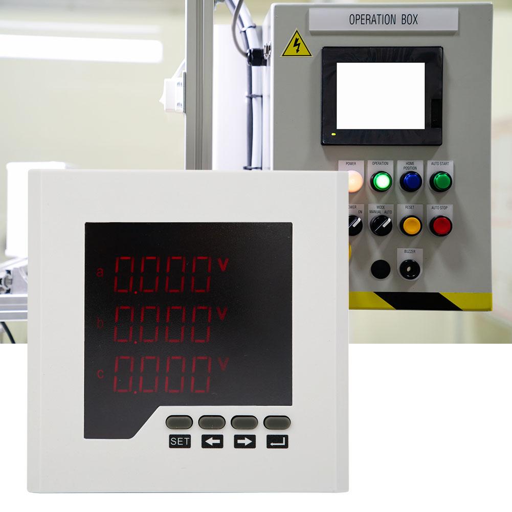 DTM D120 Electric Energy Meter 3 Phase MultiFunction Power Meter AC220V with RS485 Port