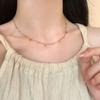 Women Vintage Multicolor Natural Stone Beaded Layered Clavicle Pendant Necklace