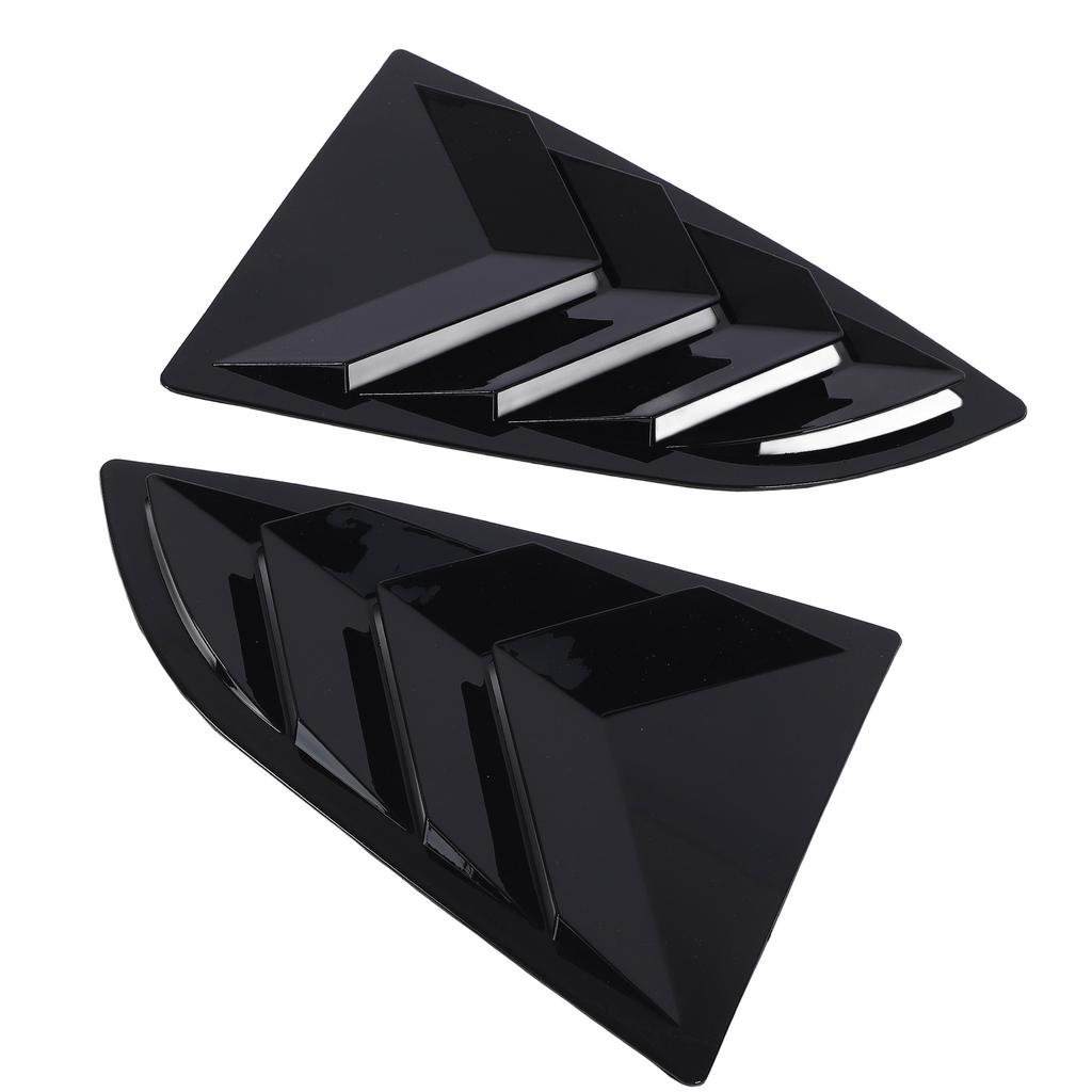 Pair of Rear Window Shutter Cover Left Right Stylish Look Weatherproof Proper Fit for BRZ 2021 To 2024 Glossy Black