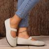 Fashion Low shoes for women Solid color knitted slip on shoes Breathable casual flats Low shoes for women Solid color Moccasins