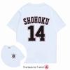 2025 Summer Cotton Slam Dunk T-shirt Japanese Anime Harajuku Sports Short Sleeve Top Printed Streetwear Men and Women Couples