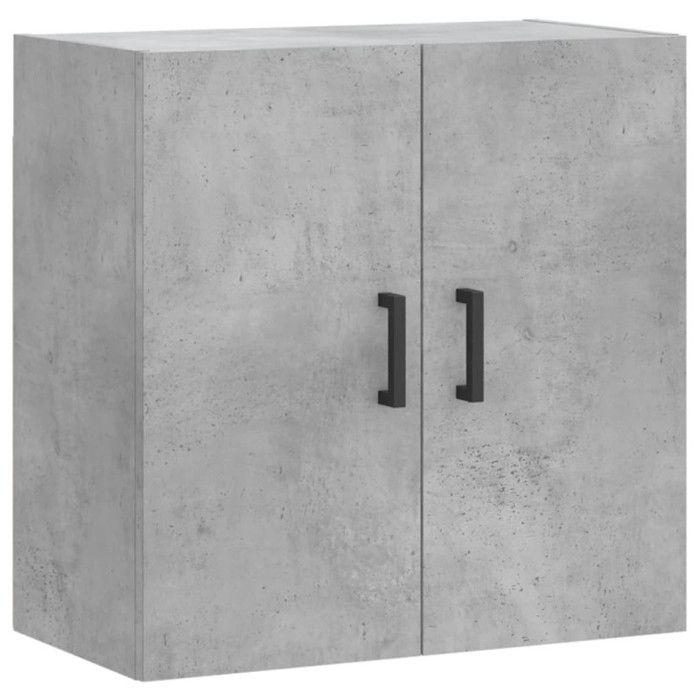 VidaXL Armoire murale gris béton 60x31x60 cm bois d'ingénierie 829968