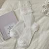 Lolita Heavy Industry Lace Socks Women'S Japanese Jk Lolita Bow Tube Socks Spring And Summer Thin Women'S Socks