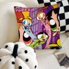 The Cartoon P-Powerpuffs Star Girls Pillow Case Square Pillow Bedroom Sofa Leisure Comfort Cushion Car Home Decoration