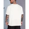 Men's Fashion New Casual Printed T-Shirt Round Neck, Relaxed Fit