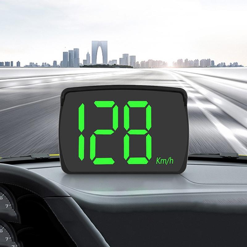 Evrensel Araba Hud Dijital Hız Göstergesi Head Up Display Motor Kamyon Araçlar İçin Hız Ölçer Göstergesi Km/H USB Güç Kaynağı