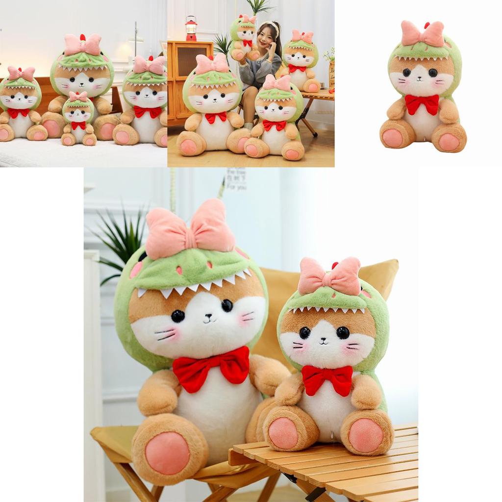 Adorable Kt Cat Plush Toy Cute Dinosaur Design Soft Stuffed Animal Pillow 35cm To 80cm