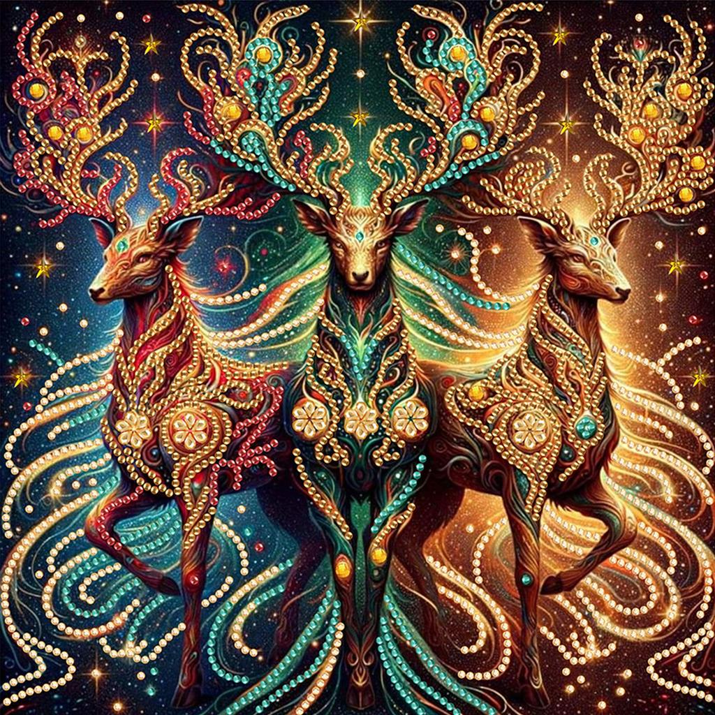 Animal Special Shaped 5D DIY Partial Drill Diamond Painting Kits for Adults DIY Gift Home Decor Diamond Dots Paintings 30x30cm