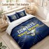 Custom Name Bedding Set 3 PiecesNorth Queensland Cowboys Print Duvet Cover + 2 Pillowcases Soft Bed Decor
