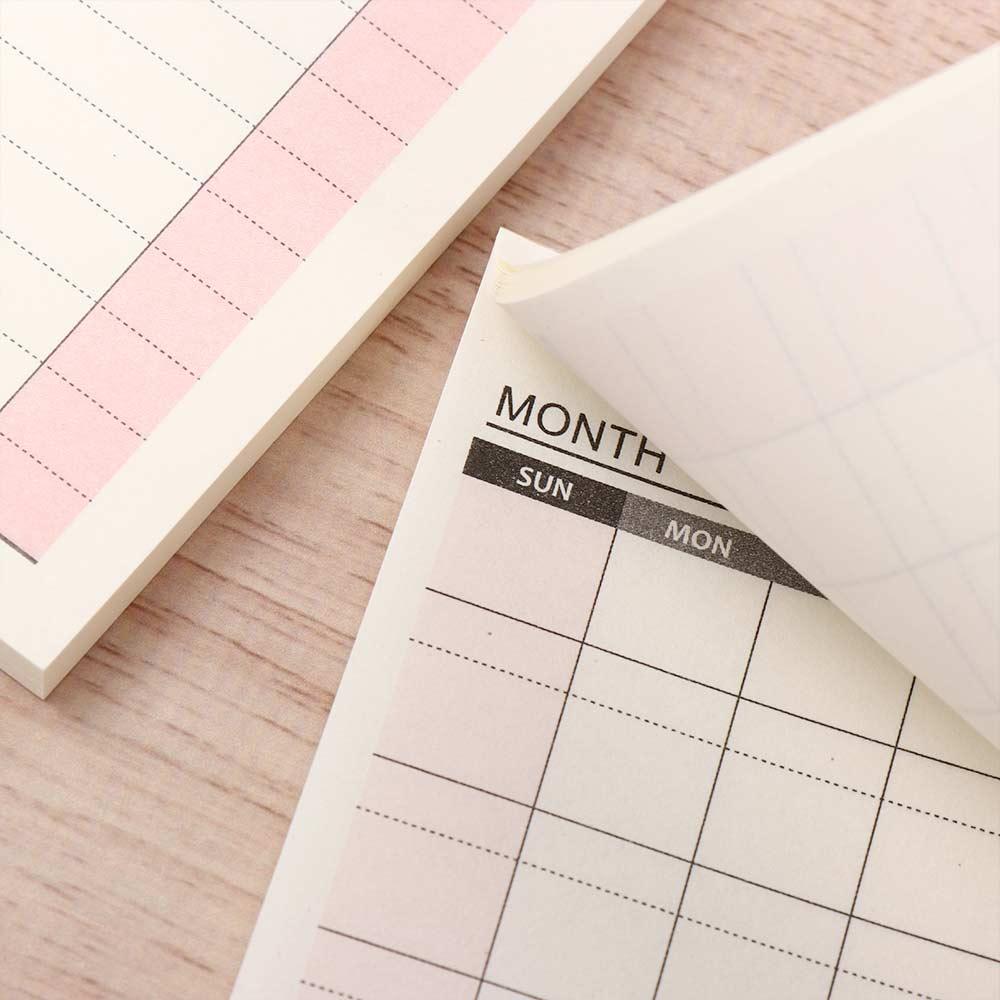 Check List Plan List Stationery School Supplies Memo Pad Daily Weekly Month Planner Weekly Plan