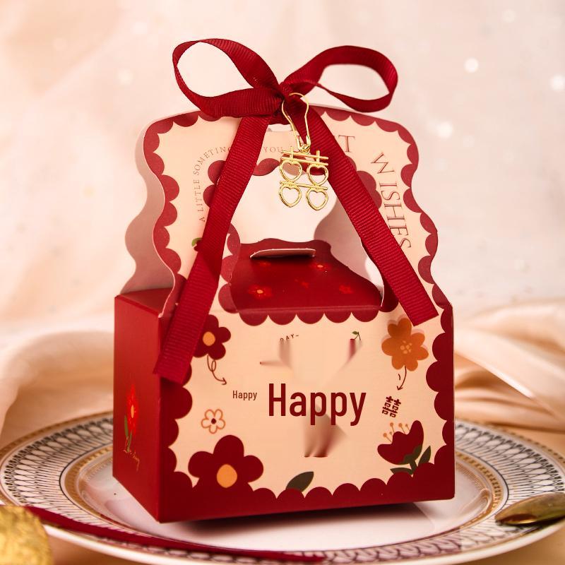 2025 New Style Handheld Wedding Candy Box for Engagements