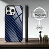C-Carbon Fiber Pattern Painting   Phone Case For iPhone17,16,15,14,13,12,11 Plus,Pro Magnetic with Magsafe Wireless Charging