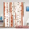 2D Flat Printing  JIT 2pcs   Curtains (Without Rod) Dotty Drapes Popular Curtains&Window Treatment Versatile 100% Polyester