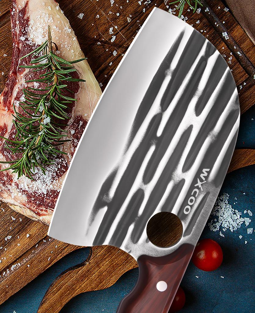 Professional Handmade Meat Cleaver Stainless Steel Knife sharpener Chef Knife Boning Knife Kitchen Knives Cleaver