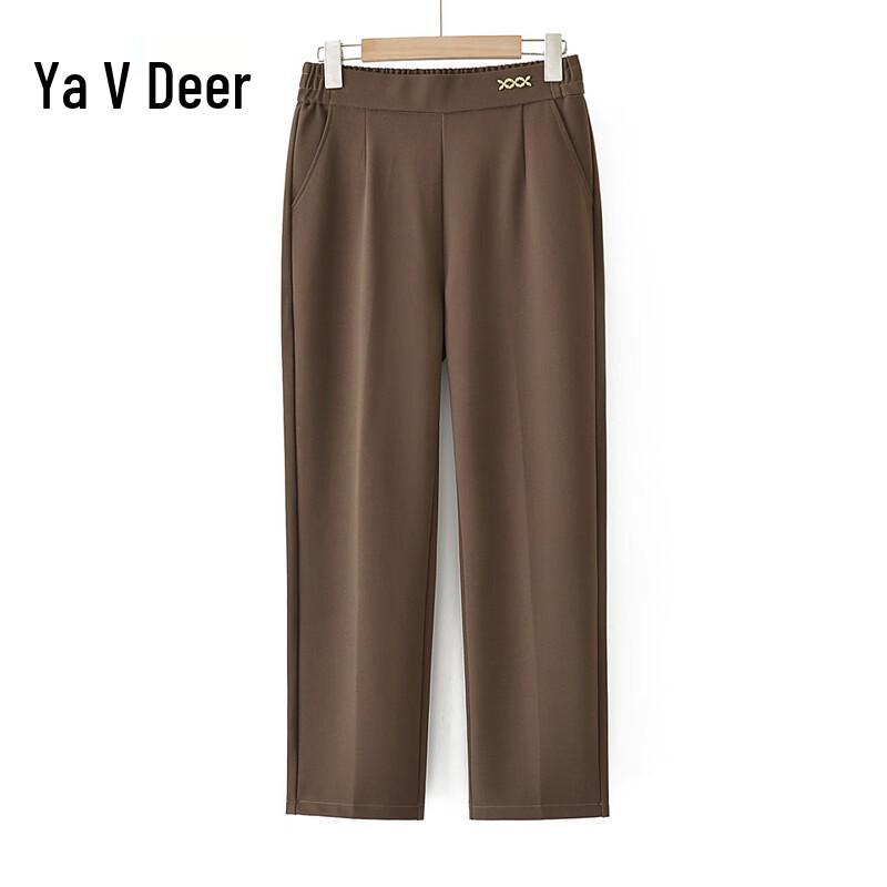 Yalu Women's High-Waist Loose Straight-Leg Pants