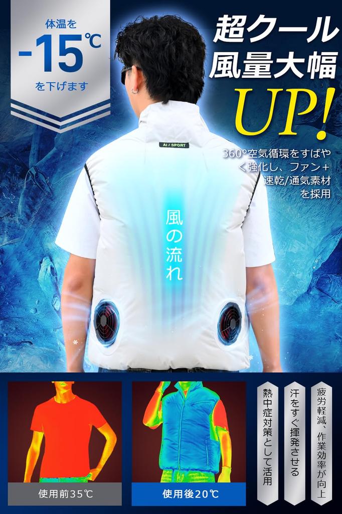 Zestaw odzieży roboczej Noraui z wentylatorem 2025 i baterią o dużej pojemności 40800mAh, przepływ powietrza, ochrona UV, unisex, beżowy, klimatyzowany, kamizelka, kurtka, chłodzący,