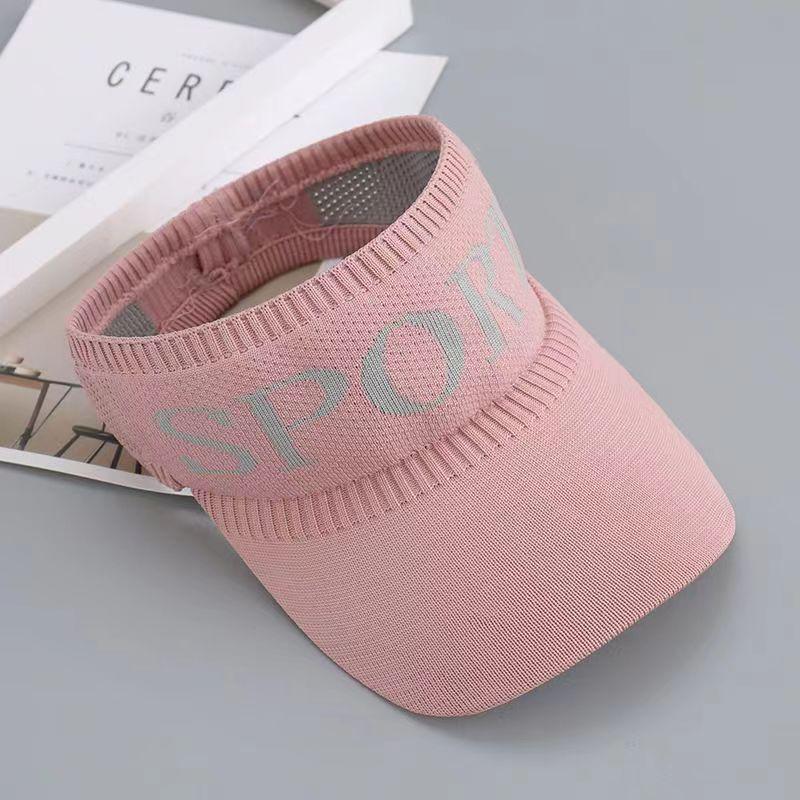 Women's Korean Style Summer Sun Visor - UV Protection Tennis Hat