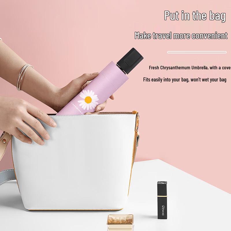 Portable Daisy Folding Umbrella