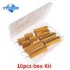2 Sets Wirewound Resistor 25W 50W Aluminum Shell Power Resistor 5ohm/6ohm/8ohm/10ohm/24ohm/50ohm/100ohm, for Car Lamp
