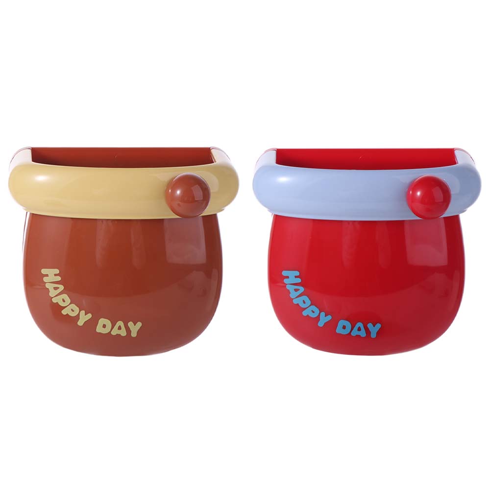 Punch-free Refrigerator Storage Box Dopamine Tableware Container Magnetic Storage Box  Door