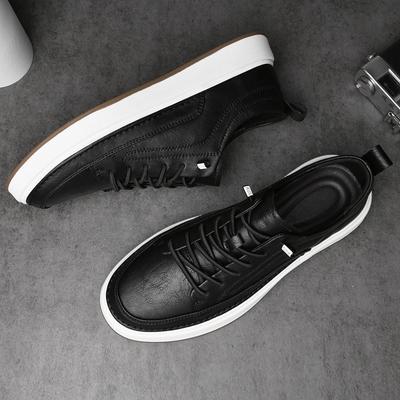 Scarpe da Uomo Marca Italiana Vera Pelle Comode Suola Morbida Soletta 6 Centimetri Scarpe Oxford Casual da Uomo Sneakers da Esterno