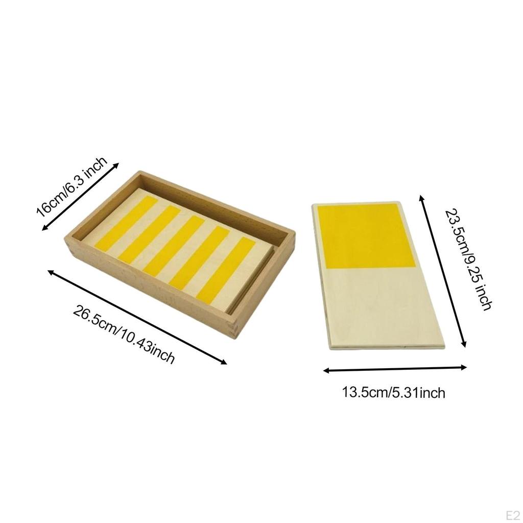 Touching Board Montessori Sensory Touch Boards Set Sensorial Rough for Kids