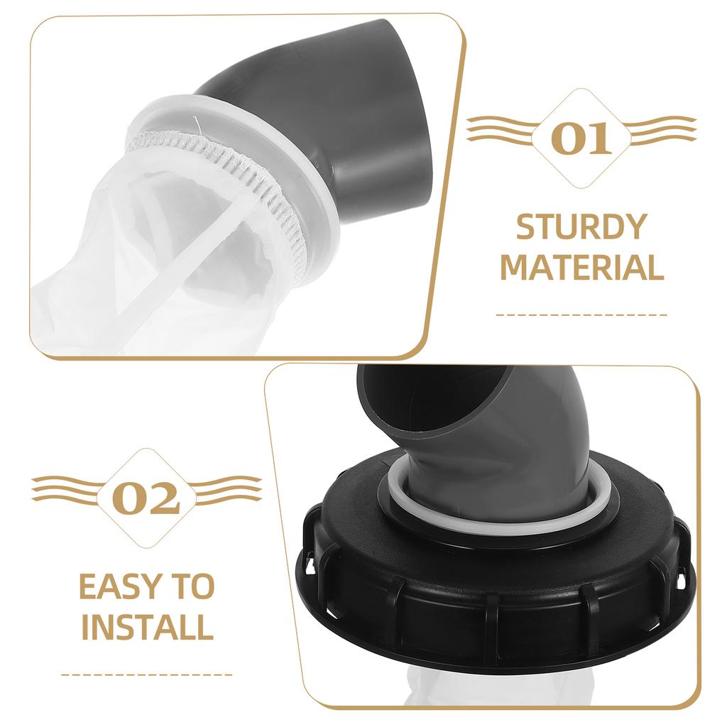 Ton Barrel Accessories Hose Washable Tank Filter Connector Rainwater Collection Plastic Cover Gallon Adapter for Ibc Tote