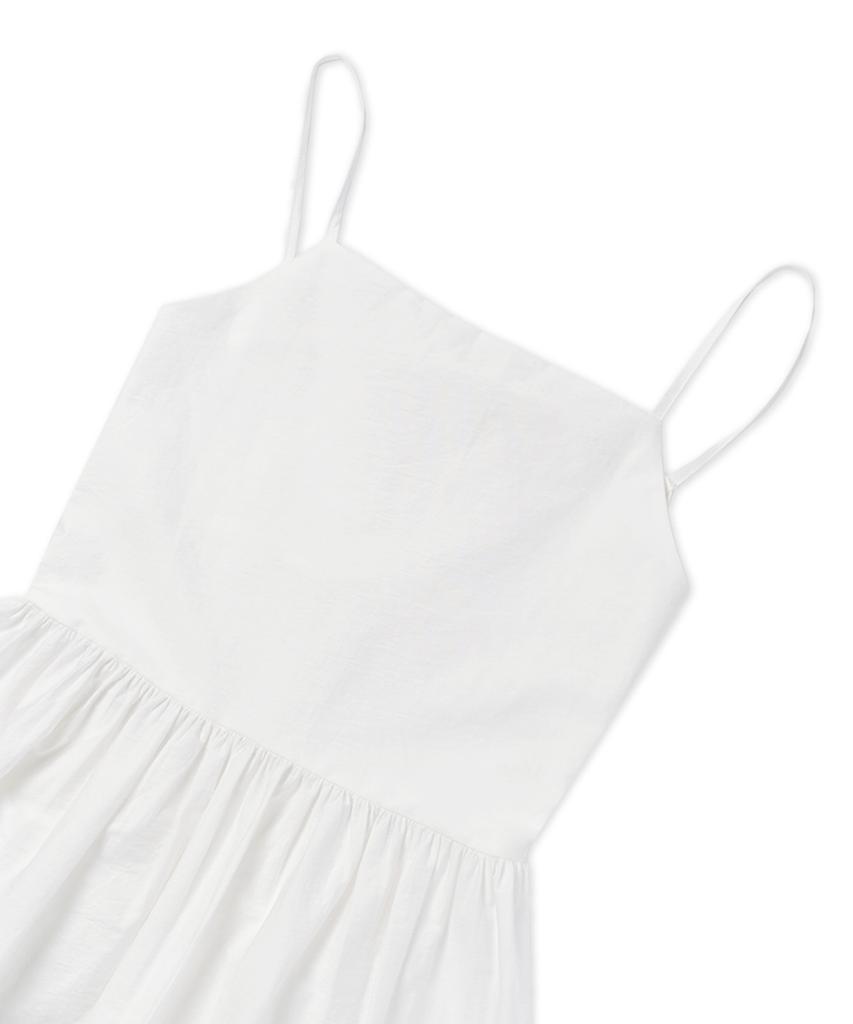 Without Summer Back Tie Long Dress_Ivory