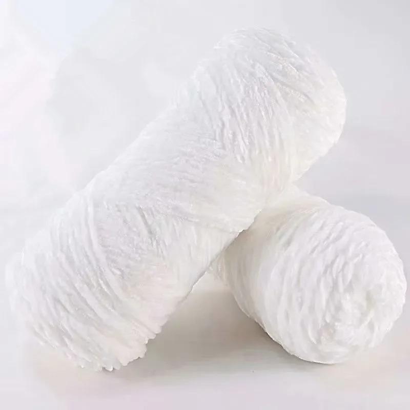 

1 шт. 100 г Шенилловая пряжа Мягкая Толстая Бархатная пряжа Ручная работа DIY Поделки Куклы Пряжа для вязания крючком Линия для вязания шарфа Шапки Свитера