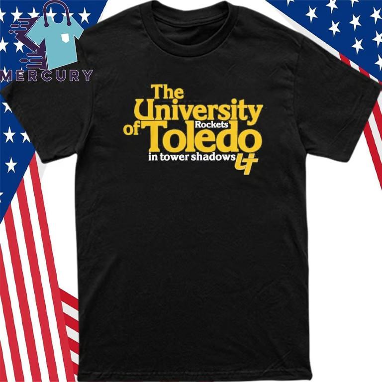 

University of Toledo Rockets Tower Shadows Alma Mater T-Shirt Unisex T-Shirt L