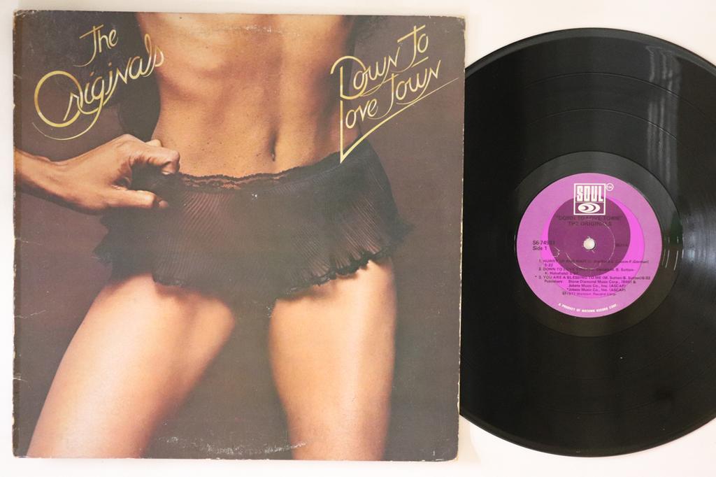LP Record ORIGINALS - Down To Love Town S6749S1 SOUL 1977 US Soul/Funk Used