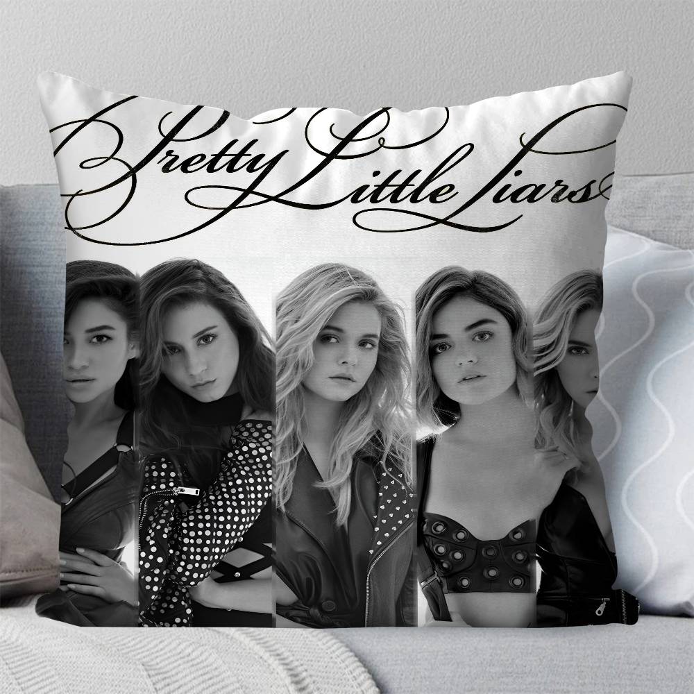 Pretty Little Liars Kissenbezug Quadratisches Kissen Schlafzimmer Sofa Freizeit Komfortkissen Auto Wohnzimmer Heimdekoration