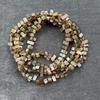 Bohemian Vintage Colored Shell Pendant Necklace Stacked Shell Collarbone Chain Vacation Style