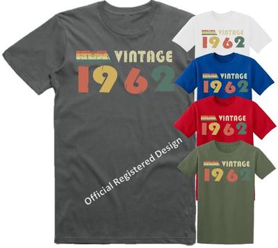 61. Geburtstag T-Shirt Geschenk Vintage 61 Jahre Alt Geboren 1962 Lustiges Oberteil T-Shirt