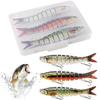 3Pcs Sinking Wobblers Fishing Lures 135mm/20g Multi-Section Hard Bait Crankbait Pike Carp Fishing Tools