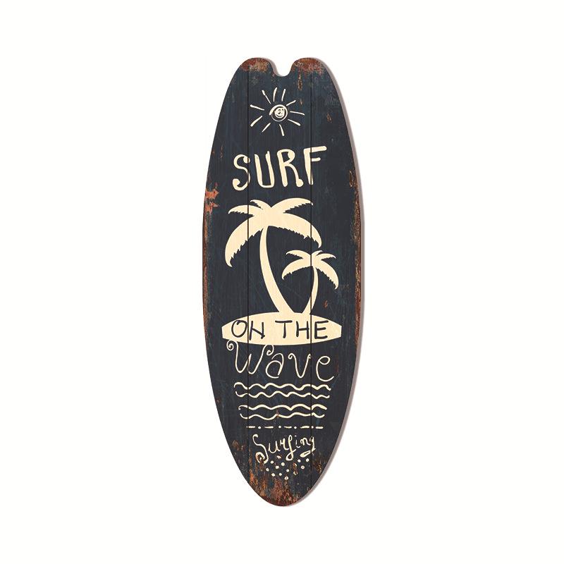 Hawaiian Surfboard Pendant Beach Wall Decoration Sign