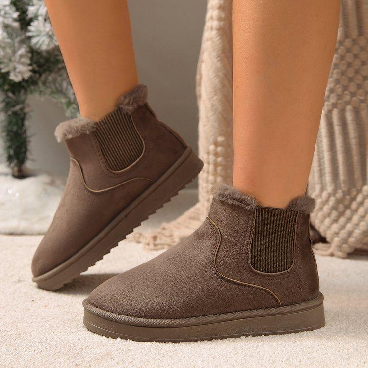 2025 Fashion and Warmth Coexist, New Snow Boots Are On the Shelves, Comfortable and Warm, a Must for Hipsters! Short Tube Snow