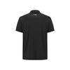Li Ning Tischtennis Serie Bedrucktes Lässiges Vielseitiges Bequemes Kurzarm Poloshirt Unisex Poloshirts Schwarz APLV545-1